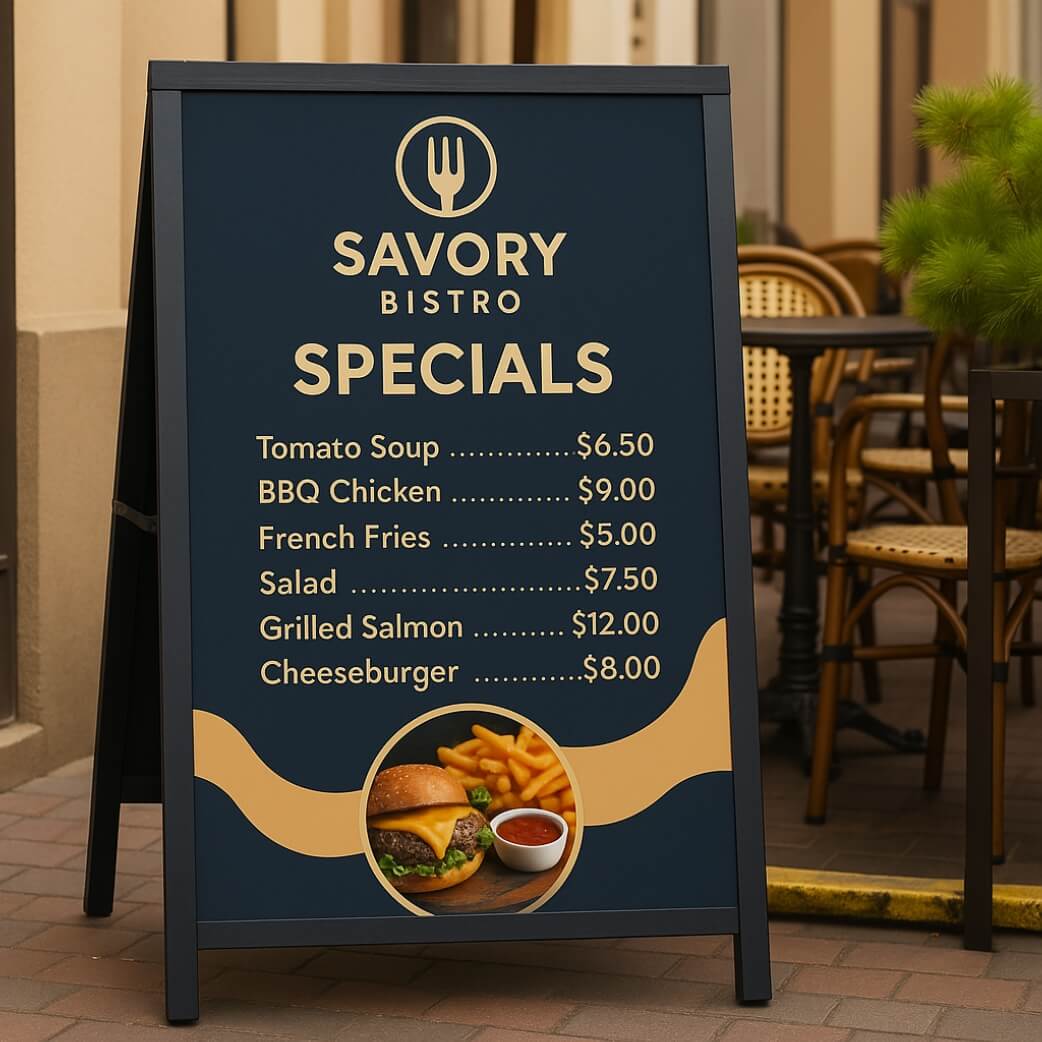 Well-Designed Menus Printing